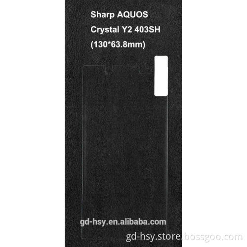 HUYSHE Japanese phone models tempered glass screen protector for Aquos crystal Y2 403SH screen protector